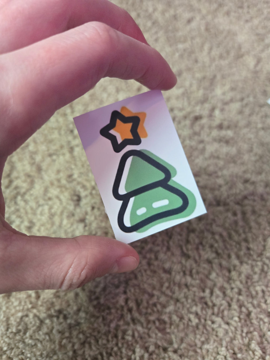 Christmas Tree Sticker