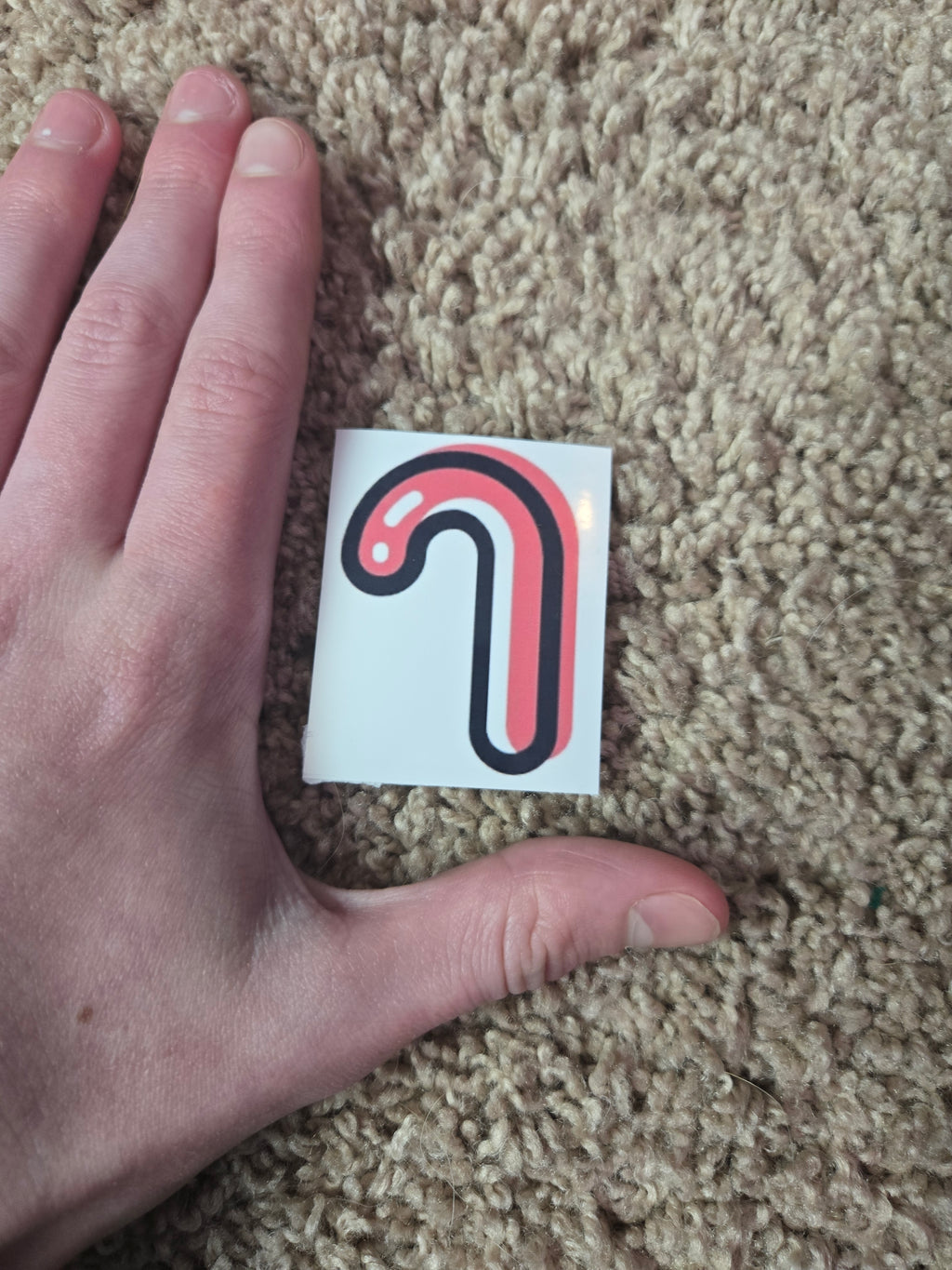 Candy Cane Sticker