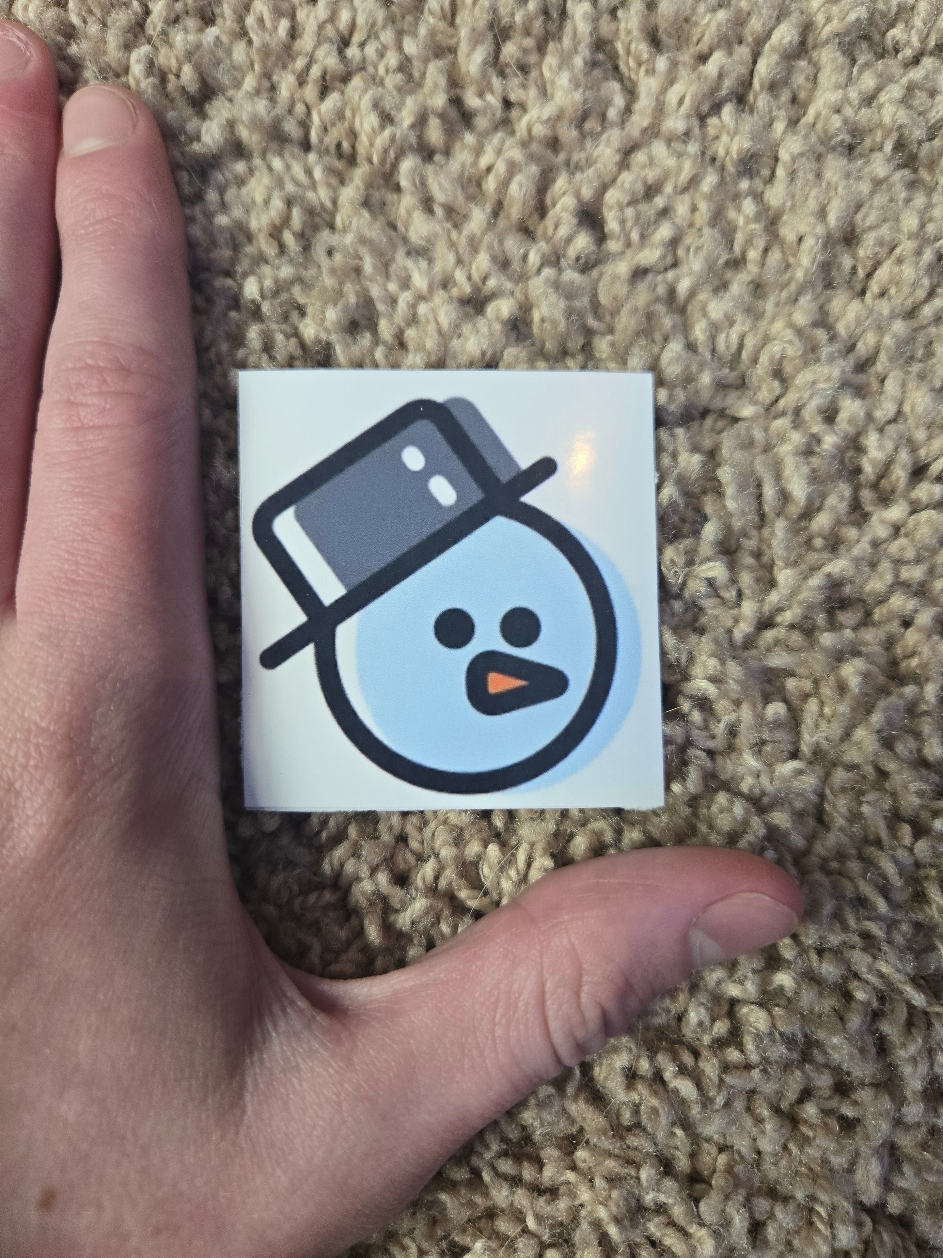 Snowman Sticker