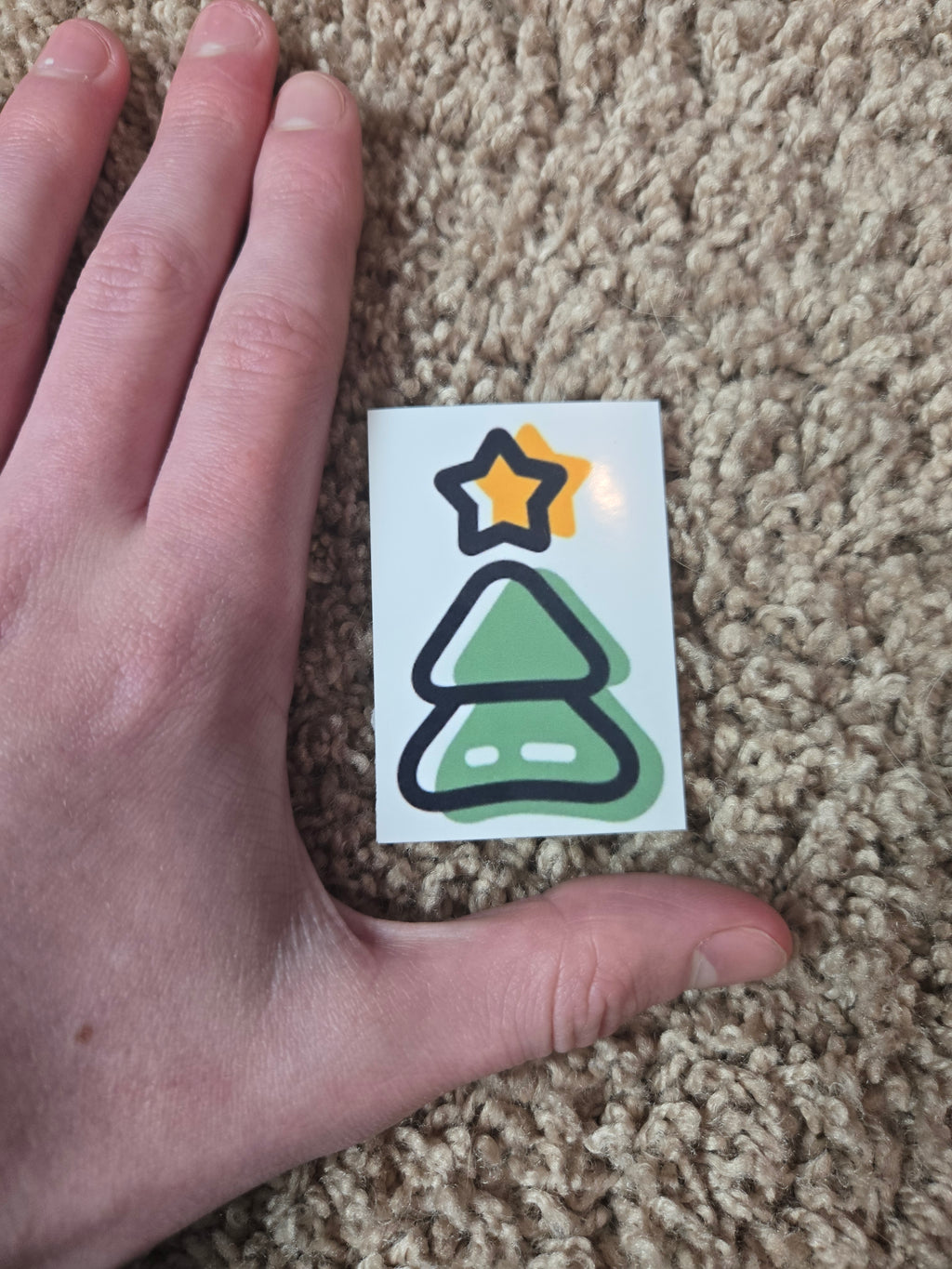 Christmas Tree Sticker