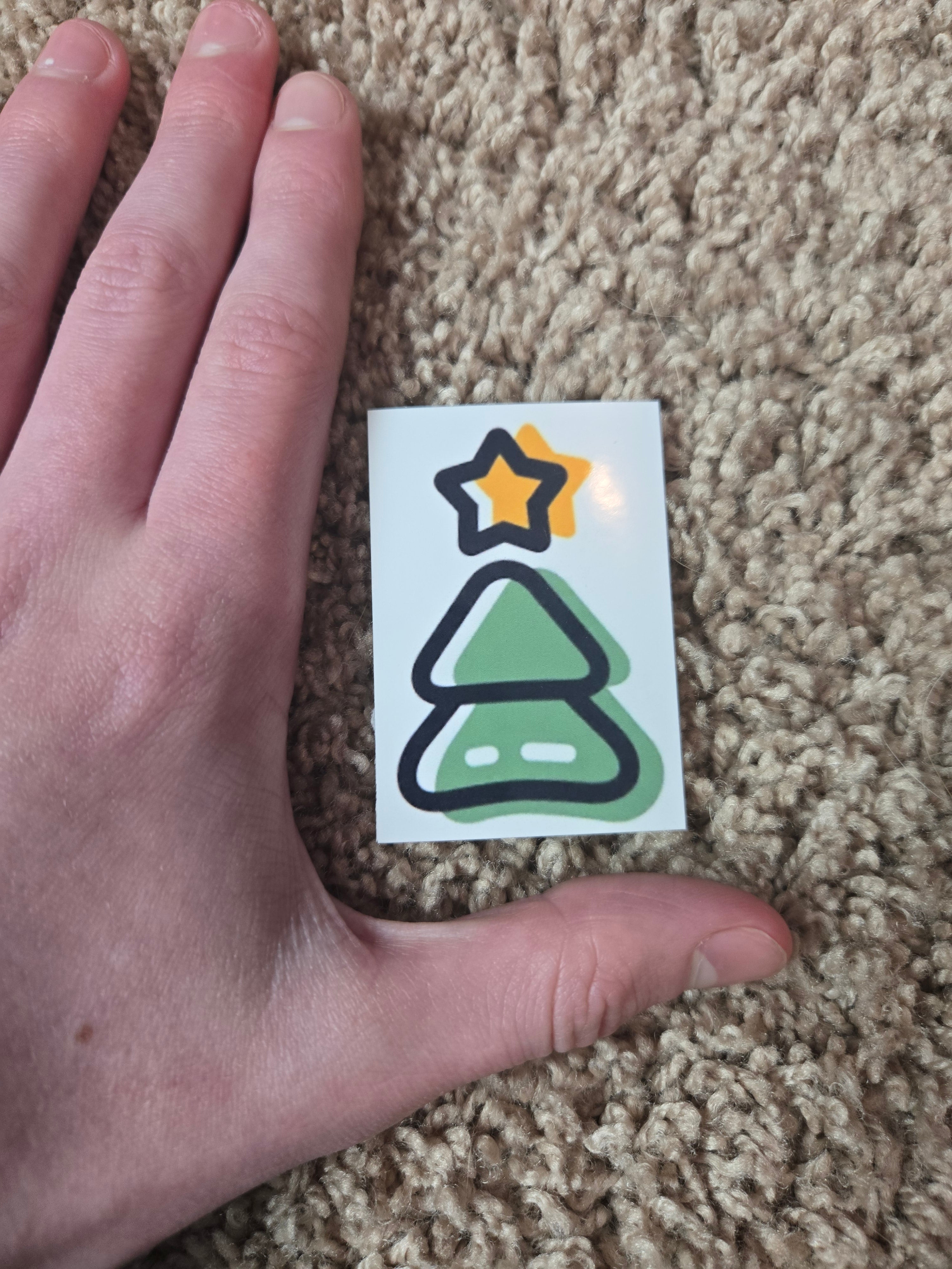 Christmas Tree Sticker