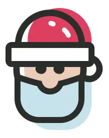 Santa Sticker