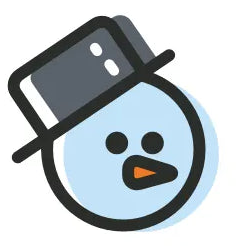 Snowman Sticker